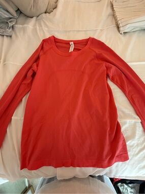 Swiftly Tech Long Sleeve 2.0 *Race Top in Pale Raspberry